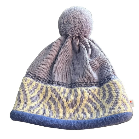 The Turtle’s Top Purple Wool PomPom Ski Hat Beany Stowe Vermont - Picture 6 of 6